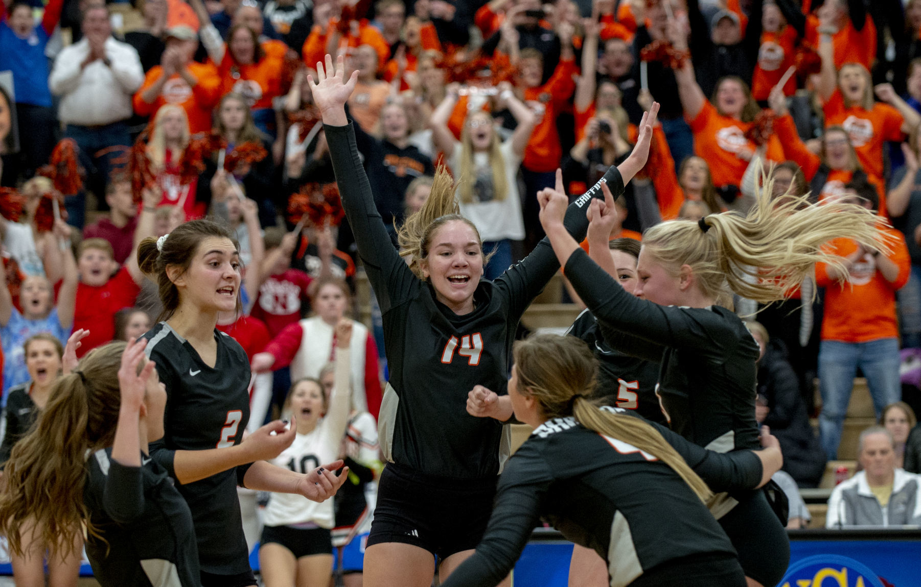 State volleyball, Diller-Odell vs. HTRS, 11.7